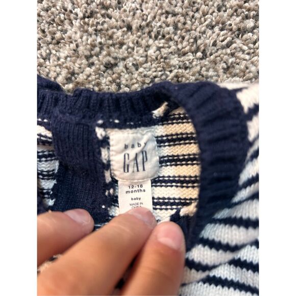 Gap striped Apple tunic / dress size 12-18 mos C28-23 - Picture 3 of 3
